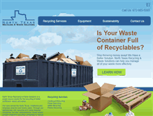 Tablet Screenshot of northtexasrecyclingandwastesolutions.com